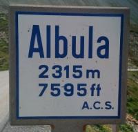 Albula Passschild