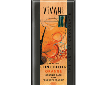 Vivani Schokoladen-Tafel Feine Bitter Orange
