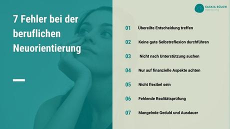 7 Schritte zur erfolgreichen beruflichen Neuorientierung