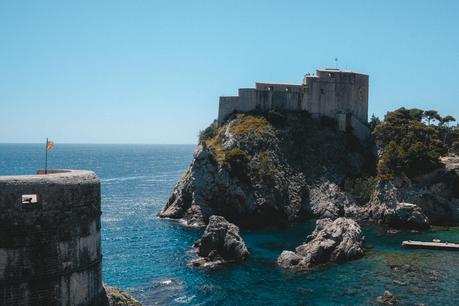 Blick von der Mauer von Dubrovnik 