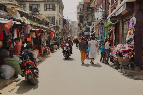 Straße in Kathmandu