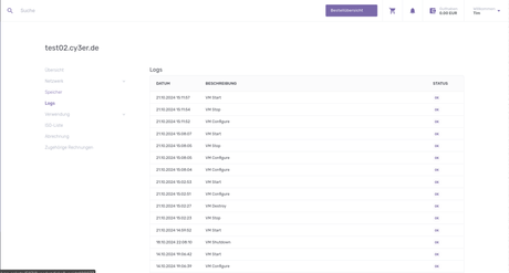 Logs flixhost Control Panel