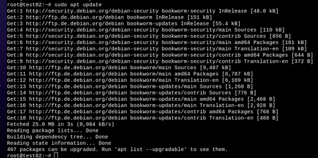 Debian 11 Upgrade zu Debian 12 Bookworm in kurzer Zeit