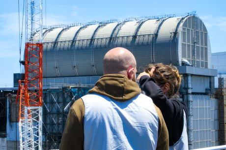 Fukushima Atomkraftwerk Tour Blick auf Reaktor