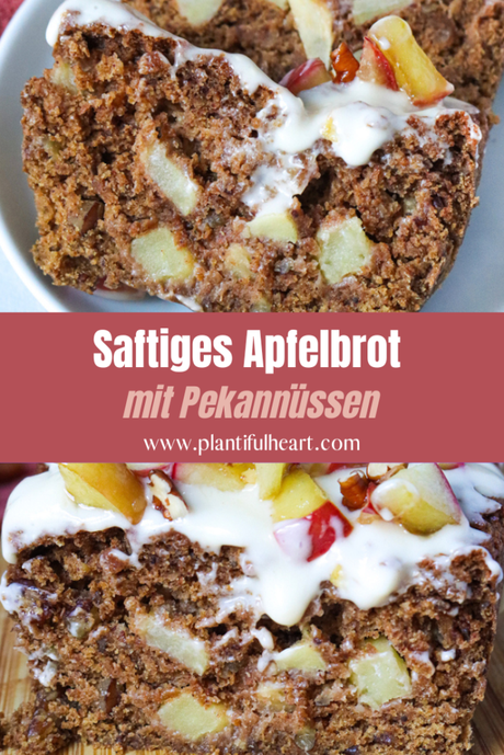 Saftiges Apfelbrot Rezept mit Pekannüssen