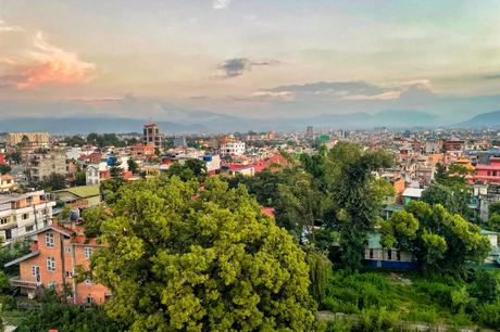 Blick auf Kathmandu