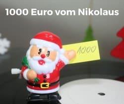 1000 Euro vom Nikolaus – Was würdest du dir kaufen?