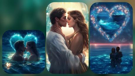 Ocean Hearts – Admire the Lights von Isabel Clivia