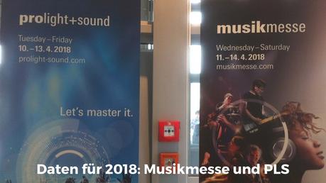 3 Tage auf der Musikmesse und Pro Light + Sound 2017 in Frankfurt