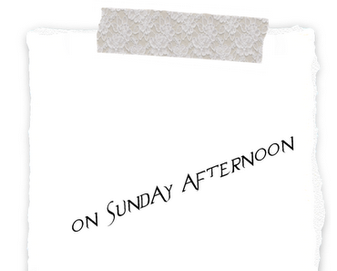 Sunday afternoon/ Sonntag nachmittags