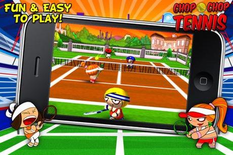 Chop Chop Tennis – Im Cartoon-Style eroberst du die Plätze