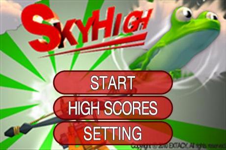 SkyHigh. – Schieß den Frosch in den Himmel
