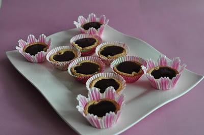 Mini-Tartelettes au Caramel et Chocolat