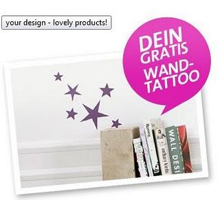 Gratis Wandtattoo bei your-design-shop/Facebook anfordern