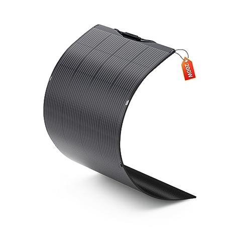 ALLPOWERS SF200 200W Flexibles Solar Panel ETFE Monokristallines Solarpanel IP68 Solarzelle...