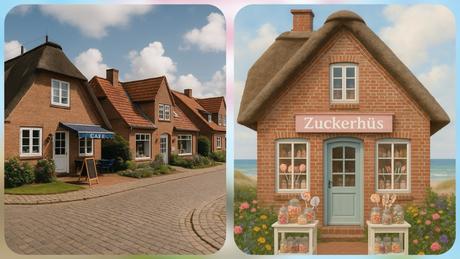 Frühlingsgefühle im kleinen Bonbonladen am Meer von Julia Rogasch