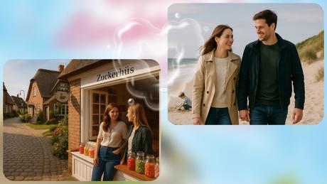 Frühlingsgefühle im kleinen Bonbonladen am Meer von Julia Rogasch