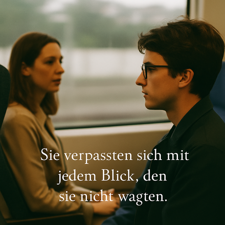 Frauen, die aus Zügen schauen von Guido Popp