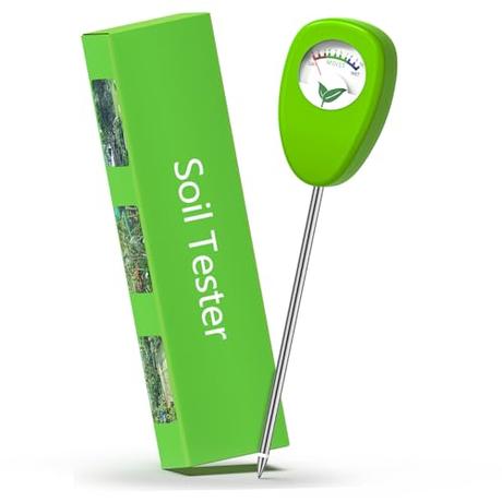 HAZENS Boden Feuchtigkeitsmesser für Pflanzen Portable, Feuchtigkeitsmessgerät Pflanzen, Ohne...