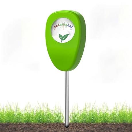 Boden Feuchtigkeitsmesser für Pflanzen, Portables & Genaues Bodenprüfgerät ohne Batterien -...