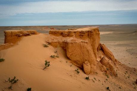 Flaming Cliffs Mongolei roter Fels