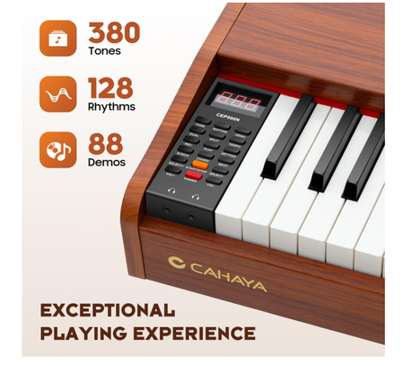 CAHAYA 88 Tasten: Digitalpiano für Einsteiger