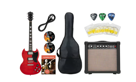 McGrey Rockit E-Gitarre Cherry Red Set kaufen