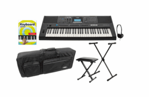 Yamaha PSR-E360 MA Keyboard  für Einsteiger, Ahorn-Design