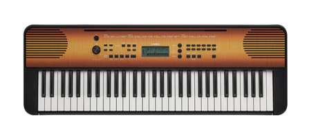 Yamaha PSR-E360 MA Keyboard  für Einsteiger, Ahorn-Design