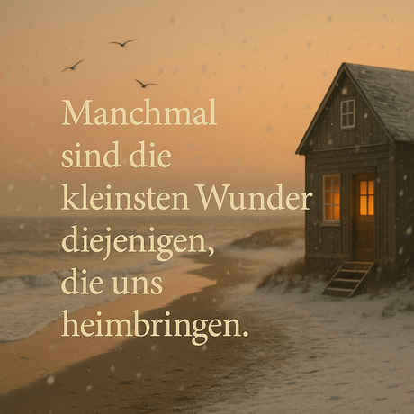 Ein Café am Ende der Saison: Winter auf Juist von Cara Lindon