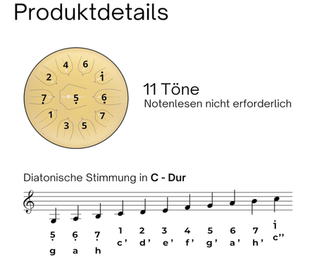 Sonodrum Zungentrommel „Standard“ C‑Dur kaufen