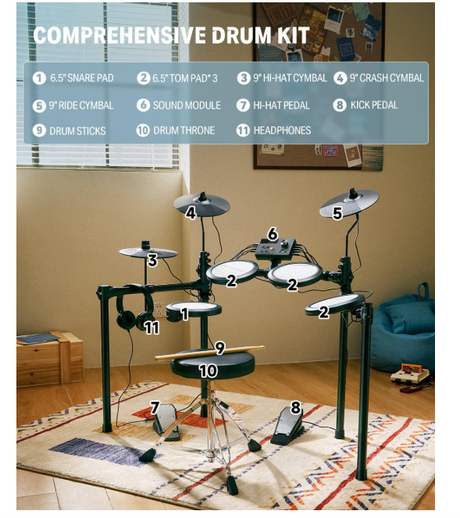 Donner DED-70 E – E-Drum für Kinder & Einsteiger