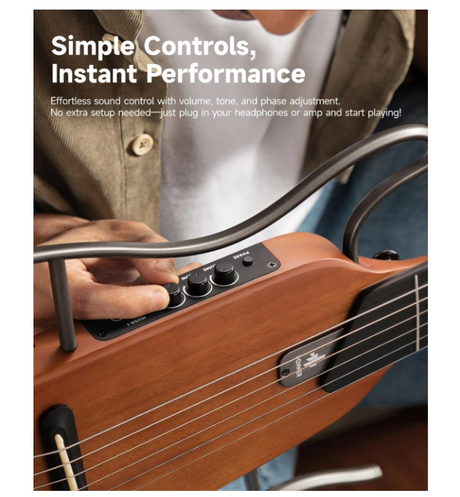 Donner HUSH-I – Reisegitarre & Silent-Gitarre für unterwegs