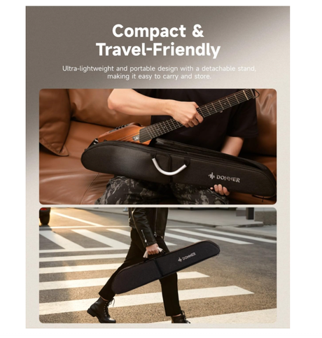 Donner HUSH-I – Reisegitarre & Silent-Gitarre für unterwegs