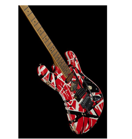 EVH Frankie Striped MN Relic – E-Gitarre für Rockfans