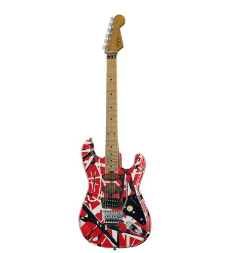 EVH Frankie Striped MN Relic – E-Gitarre für Rockfans