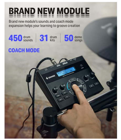 Donner DED-200 E-Drum für Einsteiger