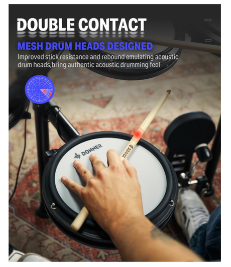 Donner DED-200 E-Drum für Einsteiger