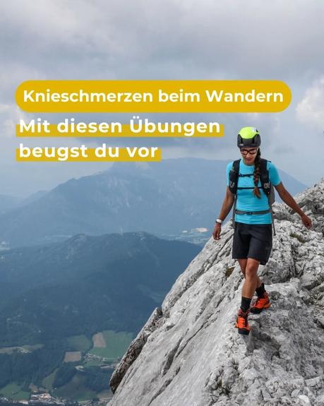 🦵💥 Viele Bergsportler kennen ihn: Den stechenden Schmerz hinter der Kniescheibe, wenn man sich nach einer langen Tour im Abstieg befindet. 😧