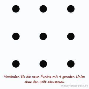 Das Neun-Punkte-Problem: Ein kreatives Denksport-Rätsel