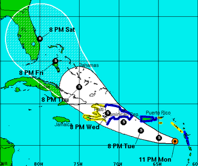 Tropischer Sturm EMILY bedroht mehrere Karibische Inseln und wird möglicherweise Florida als Hurrikan erreichen