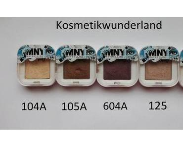 Meine MNY Lidschatten