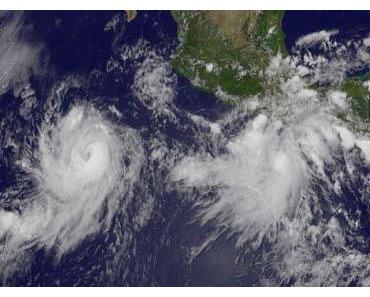 Pazifik aktuell: EUGENE jetzt Hurrikan Kategorie 2 - Potentieller Tropischer Sturm FERNANDA bildet sich vor Mexiko