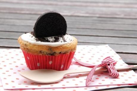 Oreo-Cupcakes zum Bundesfeiertag