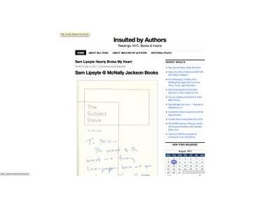 Wer lässt sich freiweillig beleidigen?