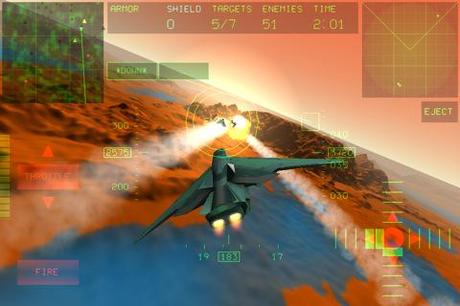 Fractal Combat: futuristische Kampfjet-Simulation im AppStore erschienen