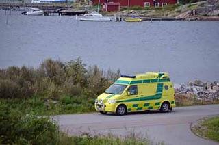 Rettungsdienst auf den Schären vor Göteborg