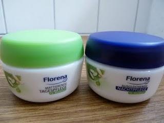 Florena Pflegeserie für Mischhaut mit Grünem Tee und Reispuder
