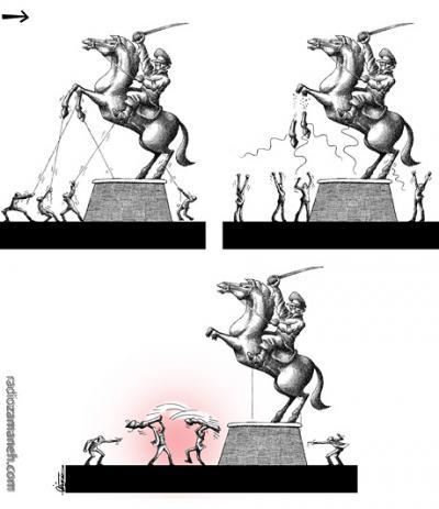 Ein paar Cartoons von Mana Neyestani