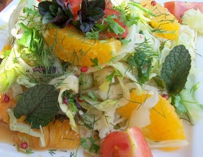 Eisberg- Fenchel-Orangen - Salat